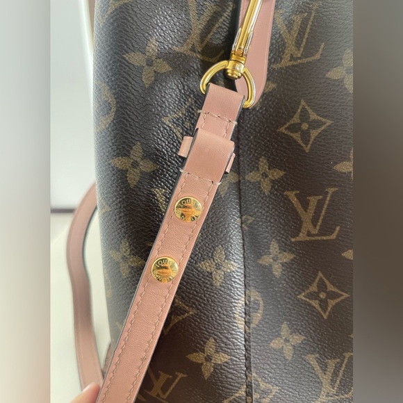 LOUIS VUITTON NEO NOE PINK SUEDE - Picture 2 of 4
